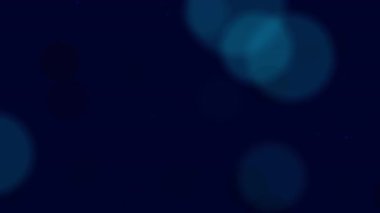 Görüntü tasarım projeleri web sitesi arka planı ve soyut sanat kavramları için uygun bulanık dairelere sahip koyu mavi bir arkaplan