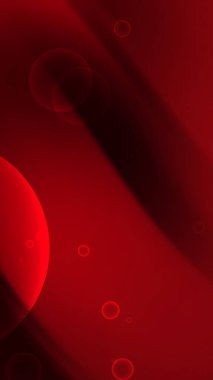 Yüzen baloncuklu kırmızı eğimli dikey arkaplan