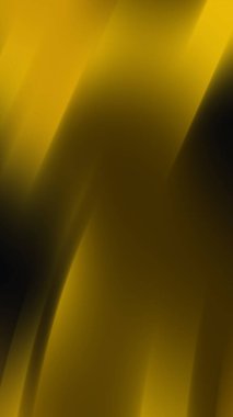 Pürüzsüz Gradyan Dalgalar Tasarımı ile Soyut Altın ve Siyah dikey Arkaplan
