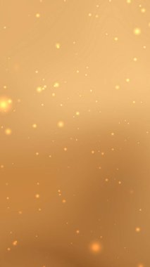 Altın dikey arkaplan ve bir sürü küçük parlak ışık