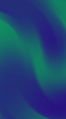 Yeşil ve mavi eğimli sıvı dalga şekillerinde soyut dikey arkaplan modern tasarımlar promosyon posterleri veya Dünya Günü görsel ve dijital arkaplan kutlaması için harika