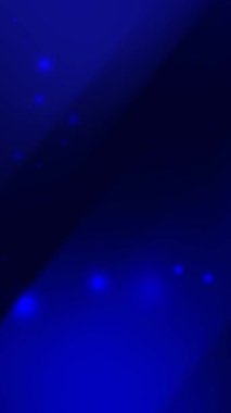 Derin mavi soyut arka plan, parlak neon ışıkları ve yumuşak bokeh etkisi dijital tasarım teknolojisi temaları ve yeni yıl gibi şenlikli etkinlikler için mükemmel fütürist doku.