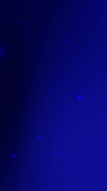 Modern dijital tasarım ve yeni yıl ve Noel promosyonları gibi kutlamalar için ideal, parlak yumuşak ışık efektleriyle mavi ve siyah dikey arkaplan