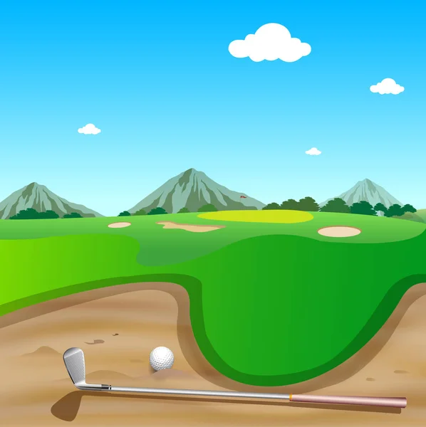 Golf Club Diseño Logo Vector Plantilla — Vector de stock