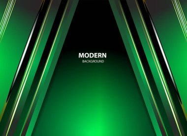 Modern yeşil ton arkaplan vektörü illüstrasyonu.