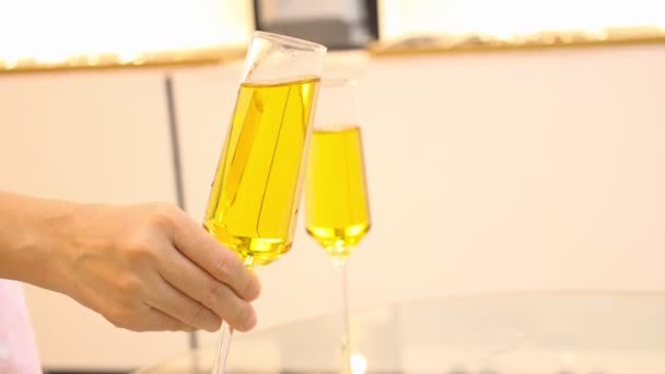 Gros Plan Sur Champagne — Video