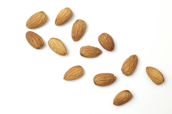 Almond isolated on white background 