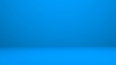 Soyut mavi eğimli oda arkaplan tasarımı 