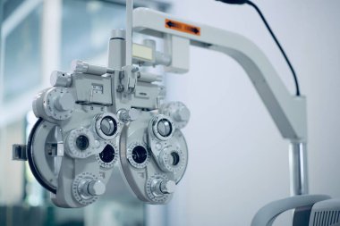 Phoropter göz testi, hastanelerdeki hastalar için göz ölçüm ekipmanı, göz muayenesi Phoropter kırıcı. 