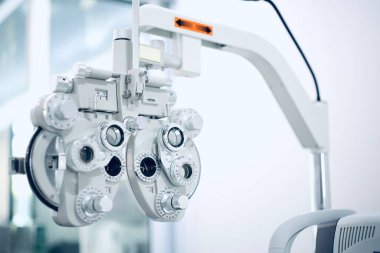 Phoropter göz testi, hastanelerdeki hastalar için göz ölçüm ekipmanı, göz muayenesi Phoropter kırıcı. 