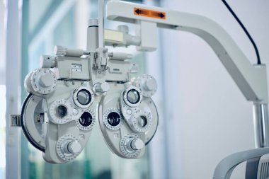 Phoropter göz testi, hastanelerdeki hastalar için göz ölçüm ekipmanı, göz muayenesi Phoropter kırıcı. 