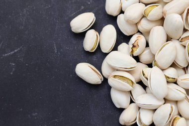 Fıstık tohumları arka planı, fıstıklı fıstıklar. 