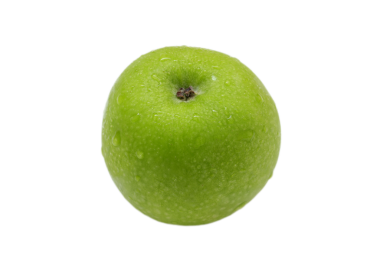 Yeşil elma meyvesi izole edilmiş, elma meyvesi izole edilmiş. 