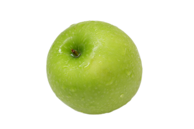 Yeşil elma meyvesi izole edilmiş, elma meyvesi izole edilmiş. 