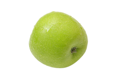 Yeşil elma meyvesi izole edilmiş, elma meyvesi izole edilmiş. 