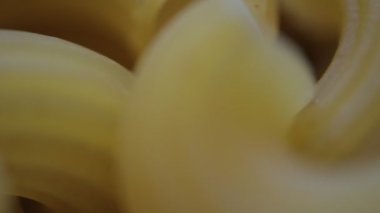 Makarna yiyeceği yakın plan. 