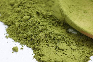 Yeşil çay, yeşil çay tozu. 