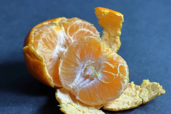 Orange Peeled Skin Texture Background — Stock Photo, Image