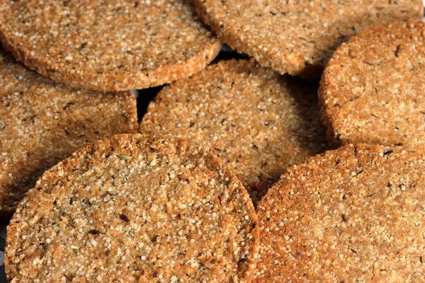 Sago Foods Sawboro Sago Biscuits Sago Coconut Cookies Super Crispy — Stock Photo, Image