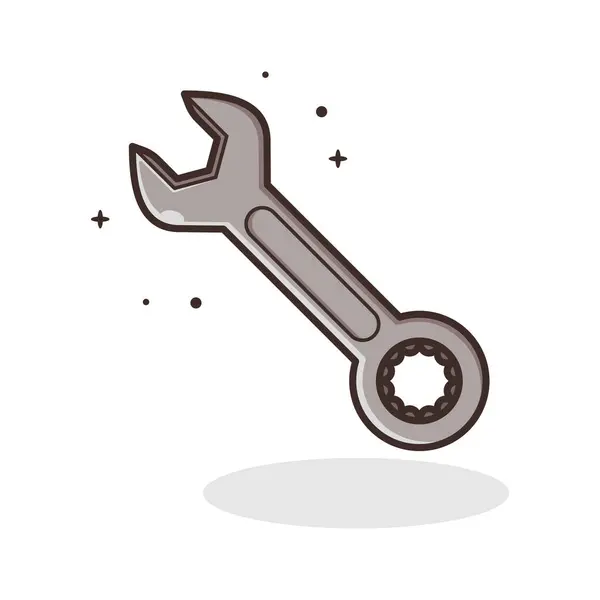 İngiliz Clipart Çizgi Filmi Vektör İllüstrasyonu - Beyaz Arkaplanda İzole Edildi.