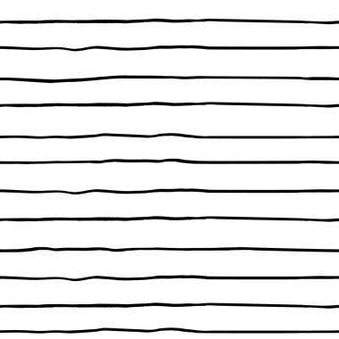 Elle çizilmiş mürekkep şekilli kusursuz desen. Moda siyah beyaz arka plan. Kumaş, tekstil ve ambalaj için harika. Vektör İllüstrasyonu