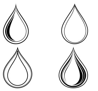3D dinamik Düşürme Siluet Çizgisi Sanatı