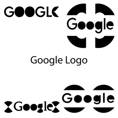 Güzel ve gerçekçi Google logosunun 3D yorumlaması