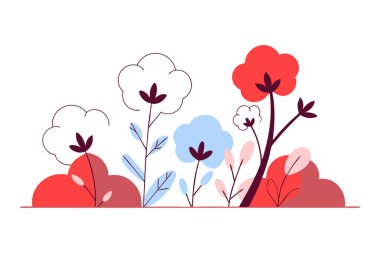 Yumuşak pamuklu toplara benzeyen büyük yumuşak yapraklar yuvarlak bir çiçek şekli oluşturur.