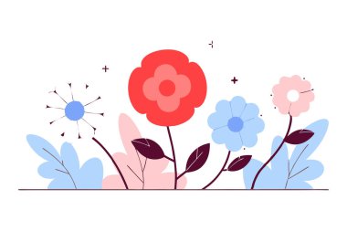 Her çiçeğin taç yaprakları gibi parlak yuvarlak mermeri var.