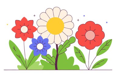 Yaprakların küçük yuvarlak çakıl taşlarından yapıldığı yerde.