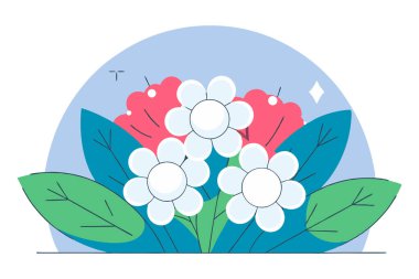 Pürüzsüz inci boncuk şeklinde taç yaprakları sıkıca bir çiçeğe bağlanmış.