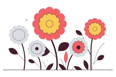 Yaprak yapraklarının pürüzsüz okyanus dalgalarını taklit ettiği yuvarlak çiçekler.