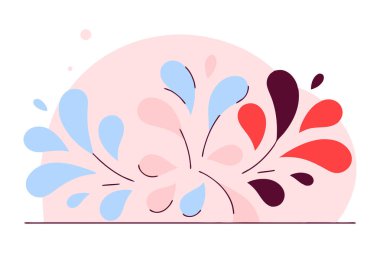 Yumuşak su damlaları ya da boya damlaları şeklinde yuvarlak yapraklar.