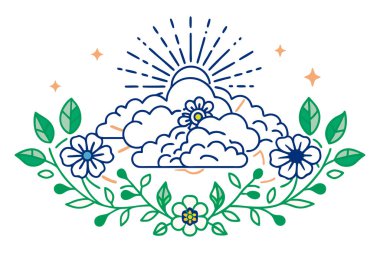 Yumuşak kenarlı, hafif parlayan yapraklar serap etkisi yaratıyor.