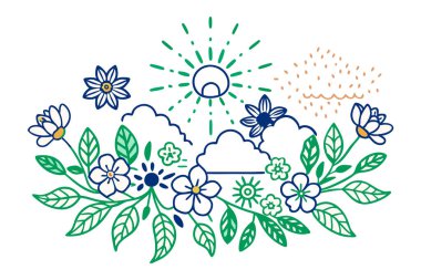 Yumuşak kenarlı, hafif parlayan yapraklar serap etkisi yaratıyor.