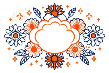 Yumuşak bulutumsu ışık halkası ile çevrili çiçekler.