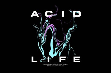 Yaratıcı sokak giyimi konsepti vektör grafik tasarım şablonları