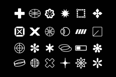 9 basit düzenlenebilir simge kümesi