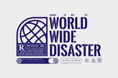 Sokak giyimi grafik tasarım şablonları