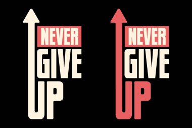 Motivasyonel alıntılar grafik tee vektör tasarımı