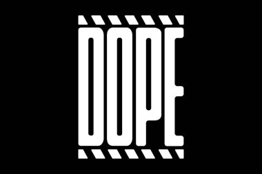 Sokak giyim konsepti tipografi vektör grafik tasarım şablonlarından alıntılar yaptı