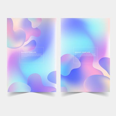 Soyut mavi arkaplan şablonları tasarımı