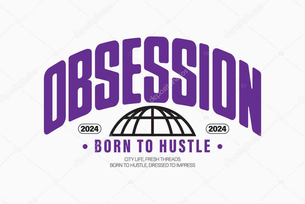 Aesthetic quotes Urban Streetwear graphic design vector template print file