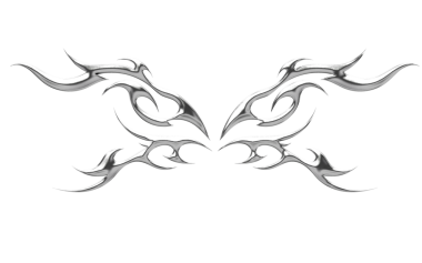 Soyut neo kabile krom elementi