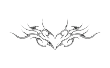 Soyut neo kabile krom elementi