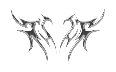 Soyut neo kabile krom elementi