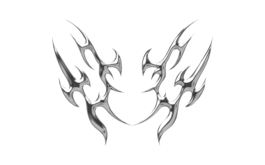 Soyut neo kabile krom elementi