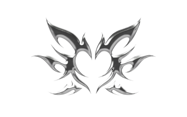 Soyut Neo Kabilesi Krom elementi şeffaf arkaplan