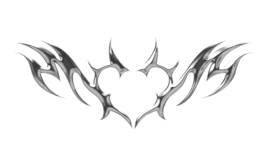 Soyut Neo Kabilesi Krom elementi şeffaf arkaplan