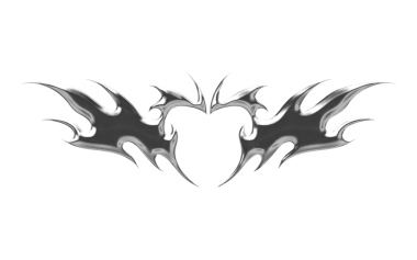 Soyut Neo Kabilesi Krom elementi şeffaf arkaplan